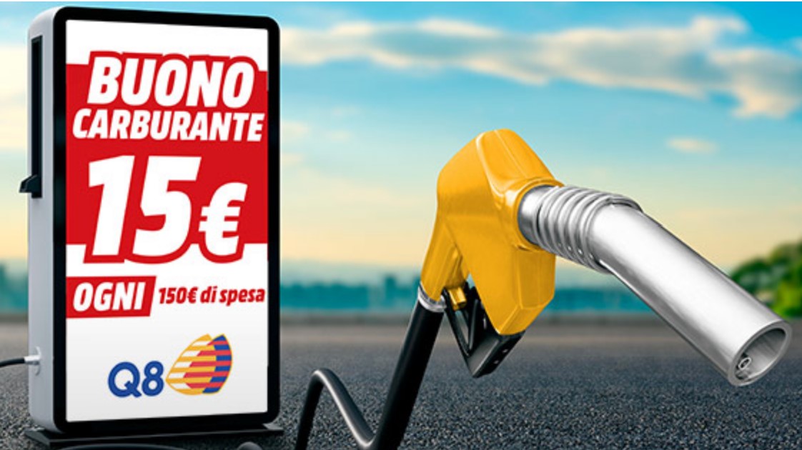MediaWorld, in regalo buoni carburante ai clienti