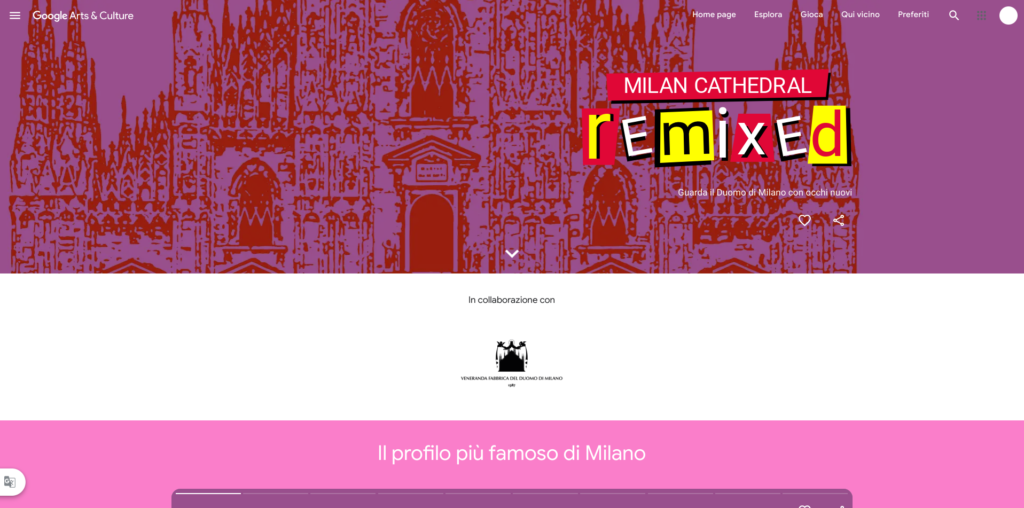 Esplora il Duomo con Google Arts & Culture