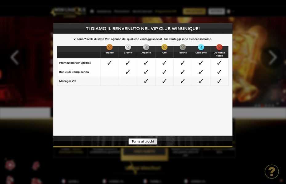 Unique Casino bonus