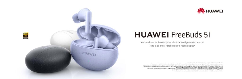 FreeBuds 5i, i nuovi auricolari TWS di Huawei