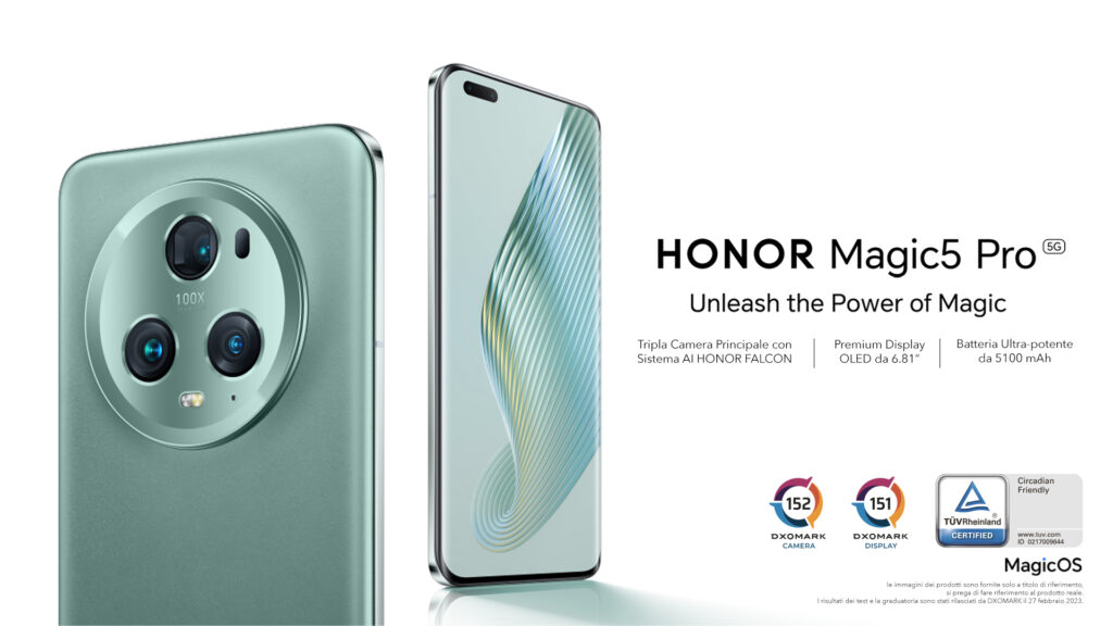 Il flagship HONOR Magic5 Pro arriva su Hihonor con un offerta speciale