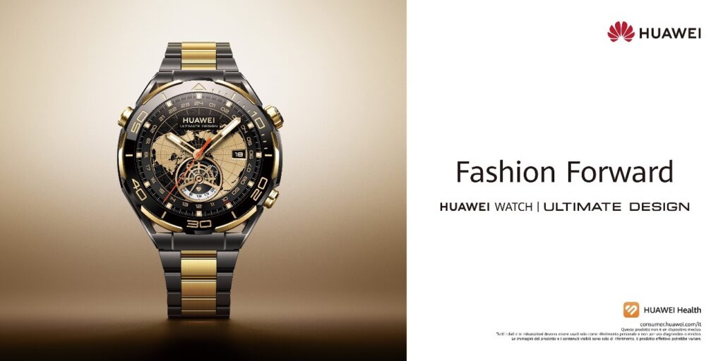Huawei Watch Ultimate Design, lo smartwatch versatile in oro 18 carati