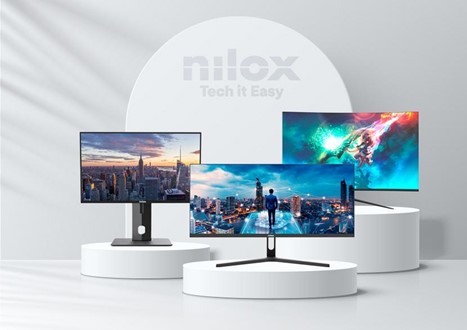 la nuova gamma di quattro monitor Nilox Tech per gaming, lavoro e creator