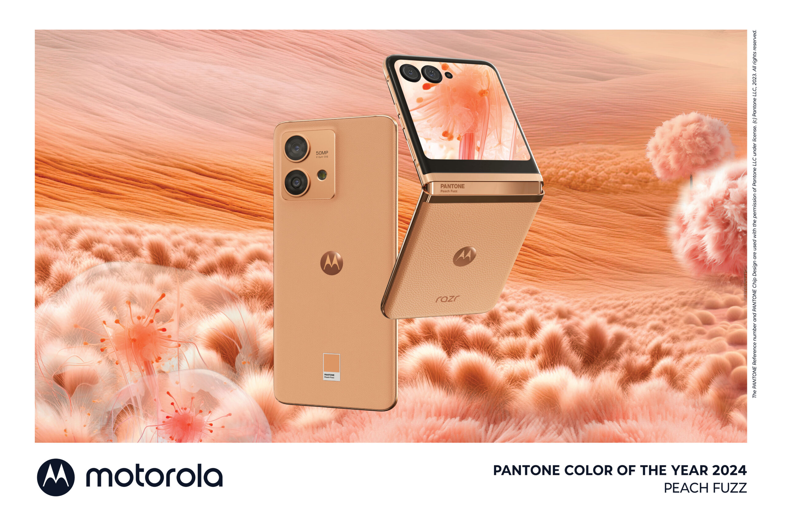 Motorola e Pantone collaborano per gli smartphone motorola razr 40 ultra ed edge 40 neo