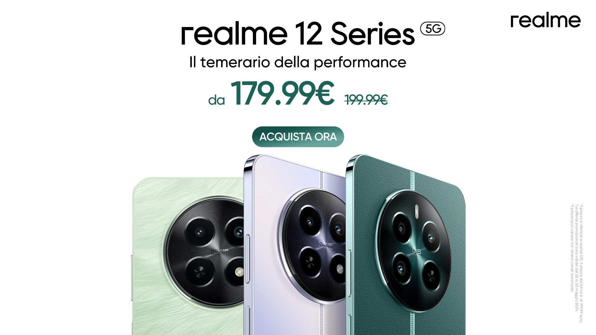 La realme 12 5G Series sbarca su Amazon con offerte imperdibili