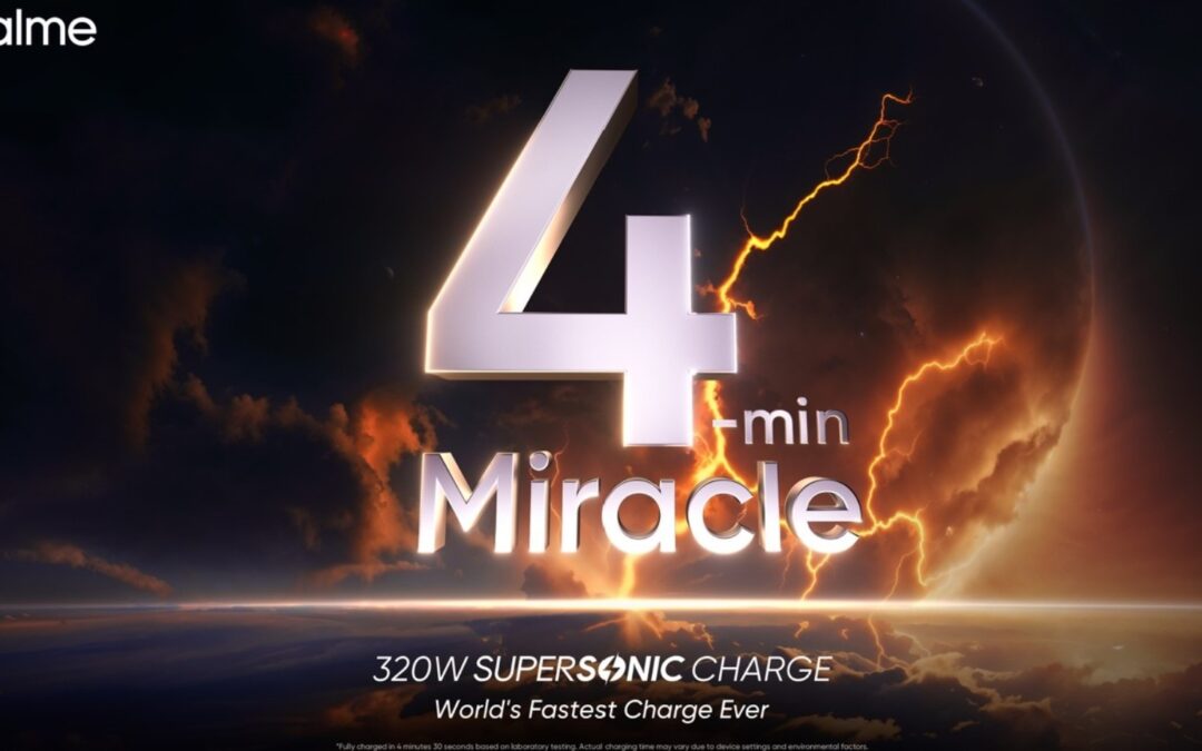 Realme introduce la ricarica record dello smartphone in soli 4 minuti