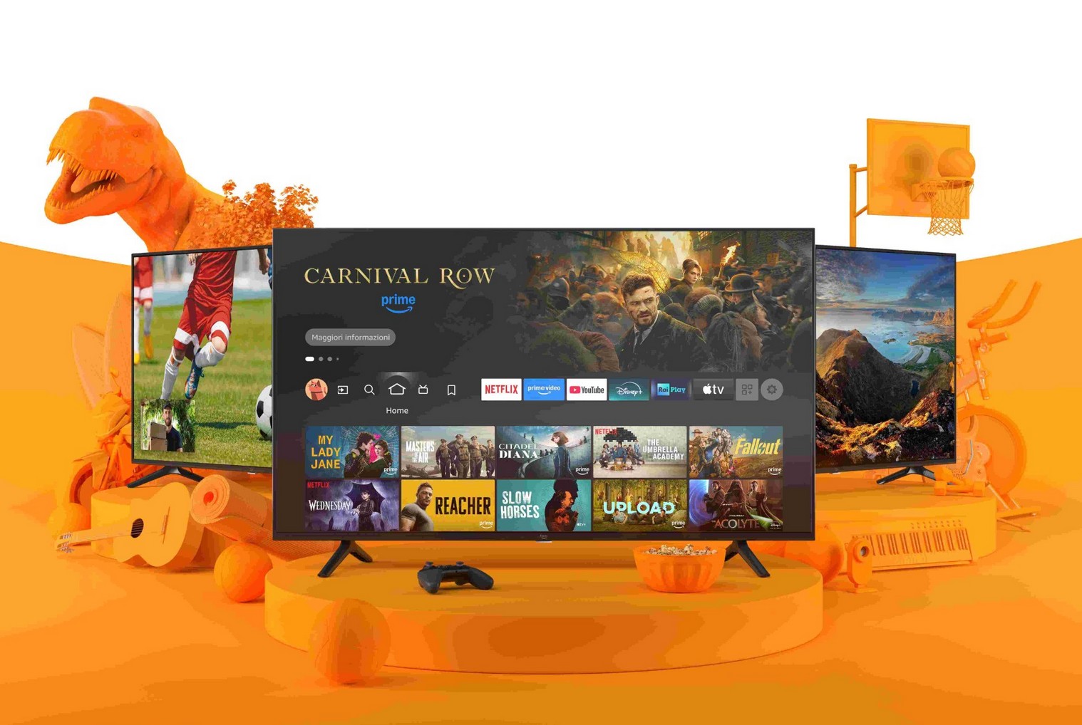 Amazon Tv Fire La nuova galla di Amazon Fire Tv in Italia