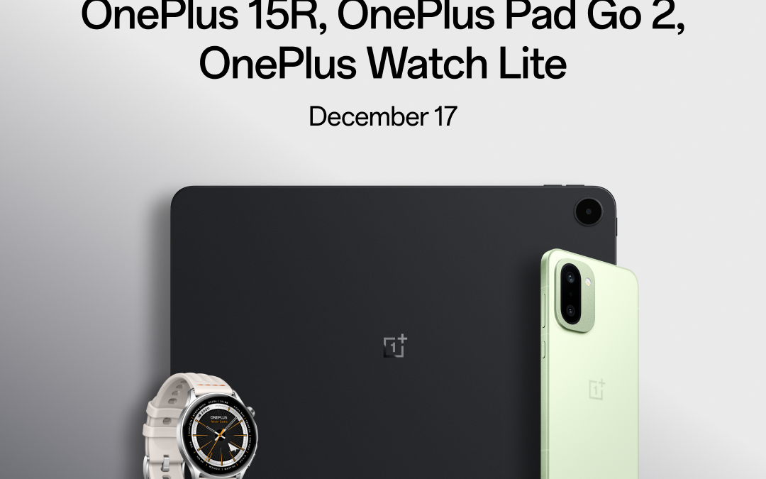 OnePlus presenta 15R, Pad Go 2 e Watch Lite