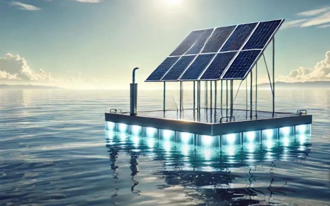 Litio dal mare con un estrattore solare