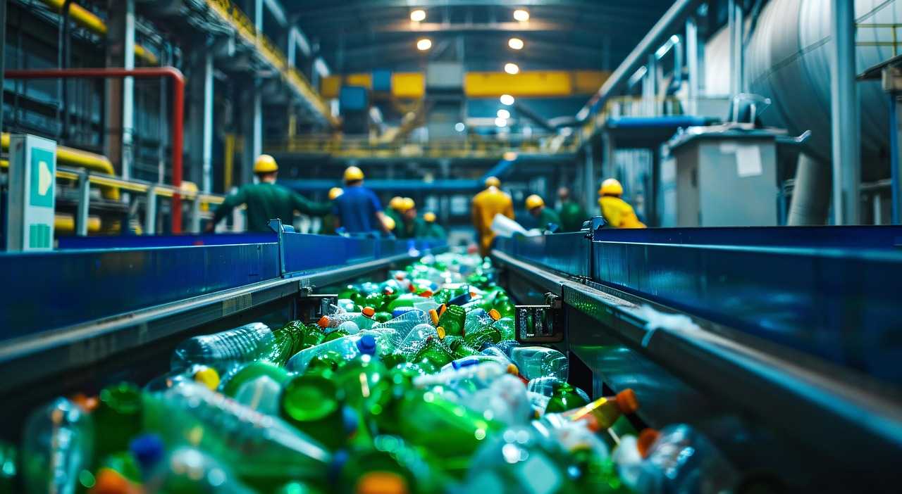 plastic-recycling-factory Riciclo delle plastiche contaminate nei laboratori